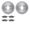 6602-32000 Brake Rotors w/5000 Euro Ceramic Brake Pads, 2002-2008 Mini, Position: Rear - image 1