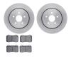6602-42007 Brake Rotors w/5000 Euro Ceramic Brake Pads, 2006-2010 Mopar, Position: Rear - image 1