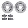 6602-42042 Brake Rotors w/5000 Euro Ceramic Brake Pads, 2007-2018 Mopar, Position: Front - image 1