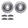 6602-46026 Brake Rotors w/5000 Euro Ceramic Brake Pads, 2005-2013 GM, Position: Front - image 1