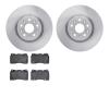 6602-46068 Brake Rotors w/5000 Euro Ceramic Brake Pads, 2014-2020 GM, Position: Front - image 1