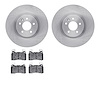 6602-46087 Brake Rotors w/5000 Euro Ceramic Brake Pads, 2016-2016 GM, Position: Front - image 1