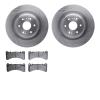 6602-47062 Brake Rotors w/5000 Euro Ceramic Brake Pads, 2015-2020 GM, Position: Front - image 1