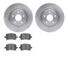 6602-53003 Brake Rotors w/5000 Euro Ceramic Brake Pads, 2004-2012 GM, Position: Front - image 1