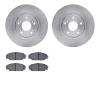 6602-59023 Brake Rotors w/5000 Euro Ceramic Brake Pads, 2002-2011 Acura/Honda, Position: Front - image 1