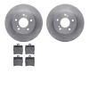 6602-63063 Brake Rotors w/5000 Euro Ceramic Brake Pads, 1996-2015 Multiple Makes/Models, Position: Rear - image 1