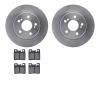 6602-63119 Brake Rotors w/5000 Euro Ceramic Brake Pads, 1992-1995 Mercedes-Benz, Position: Rear - image 1