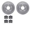 6602-63131 Brake Rotors w/5000 Euro Ceramic Brake Pads, 1994-1998 Mercedes-Benz, Position: Rear - image 1