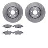 6602-63271 Brake Rotors w/5000 Euro Ceramic Brake Pads, 2008-2020 Mercedes-Benz, Position: Front - image 1