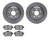 6602-63297 Brake Rotors w/5000 Euro Ceramic Brake Pads, 2013-2020 Mercedes-Benz, Position: Rear - image 1