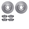6602-63327 Brake Rotors w/5000 Euro Ceramic Brake Pads, 2012-2017 Mercedes-Benz, Position: Front - image 1