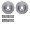 6602-63352 Brake Rotors w/5000 Euro Ceramic Brake Pads, 2006-2011 Mercedes-Benz, Position: Front - image 1