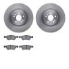 6602-63365 Brake Rotors w/5000 Euro Ceramic Brake Pads, 2006-2012 Mercedes-Benz, Position: Front - image 1