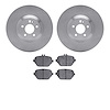 6602-63416 Brake Rotors w/5000 Euro Ceramic Brake Pads, 2017-2018 Mercedes-Benz, Position: Rear