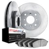 6602-65015 Brake Rotors w/5000 Euro Ceramic Brake Pads, 1986-1986 GM, Position: Front - image 2