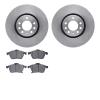 6602-65045 Brake Rotors w/5000 Euro Ceramic Brake Pads, 1999-2010 GM, Position: Front - image 1