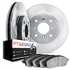 6602-92055 Brake Rotors w/5000 Euro Ceramic Brake Pads, 2018-2019 Audi/Volkswagen, Position: Front - image 1