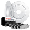 6602-92059 Brake Rotors w/5000 Euro Ceramic Brake Pads, 2018-2019 Audi/Volkswagen, Position: Rear - image 1