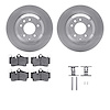6612-02048 Brake Rotors w/5000 Euro Ceramic Brake Pads Kit with Hardware, 2005-2006 Porsche, Position: Rear - image 1