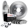 6612-11107 Brake Rotors w/5000 Euro Ceramic Brake Pads Kit with Hardware, 2015-2020 Multiple Makes/Models, Position: Rear - image 2