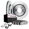 6612-46121 Brake Rotors w/5000 Euro Ceramic Brake Pads Kit with Hardware, 2010-2016 GM, Position: Front - image 2