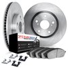 6612-47034 Brake Rotors w/5000 Euro Ceramic Brake Pads Kit with Hardware, 2014-2019 GM, Position: Rear - image 2