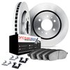6612-48018 Brake Rotors w/5000 Euro Ceramic Brake Pads Kit with Hardware, 2002-2005 GM, Position: Front - image 2