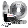 6612-63011 Brake Rotors w/5000 Euro Ceramic Brake Pads Kit with Hardware, 1963-1967 Mercedes-Benz, Position: Front - image 2
