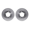 7002-01002 Drilled/Slotted Brake Rotors [Silver], 1999-2008 Multiple Makes/Models, Position: Front - image 1
