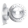 7002-02001 Drilled/Slotted Brake Rotors [Silver], 1965-1976 Porsche, Position: Front - image 2
