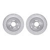 7002-03046 Drilled/Slotted Brake Rotors [Silver], 2010-2016 Kia/Hyundai/Genesis, Position: Rear
