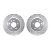 7002-20037 Drilled/Slotted Brake Rotors [Silver], 2000-2006 Jaguar, Position: Rear - image 1