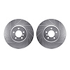 7002-31022 Drilled/Slotted Brake Rotors [Silver], 2013-2020 BMW, Position: Front - image 1