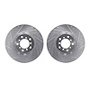 7002-31054 Drilled/Slotted Brake Rotors [Silver], 2000-2003 BMW, Position: Front - image 1
