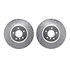 7002-31066 Drilled/Slotted Brake Rotors [Silver], 2011-2016 BMW, Position: Front - image 1