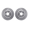 7002-31098 Drilled/Slotted Brake Rotors [Silver], 2010-2019 BMW, Position: Rear