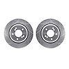 7002-31113 Drilled/Slotted Brake Rotors [Silver], 2000-2006 BMW, Position: Rear - image 1