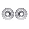 7002-32002 Drilled/Slotted Brake Rotors [Silver], 2007-2015 Mini, Position: Front - image 1