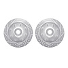 7002-40025 Drilled/Slotted Brake Rotors [Silver], 1994-1997 Mopar, Position: Front