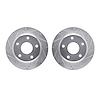 7002-40044 Drilled/Slotted Brake Rotors [Silver], 2005-2010 Multiple Makes/Models, Position: Front - image 1