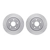 7002-40056 Drilled/Slotted Brake Rotors [Silver], 2004-2006 Mopar, Position: Front - image 1