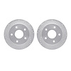 7002-40060 Drilled/Slotted Brake Rotors [Silver], 2000-2001 Mopar, Position: Front - image 1