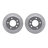 7002-40073 Drilled/Slotted Brake Rotors [Silver], 2002-2006 Multiple Makes/Models, Position: Front - image 1