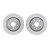 7002-42022 Drilled/Slotted Brake Rotors [Silver], 2012-2018 Mopar, Position: Front - image 1