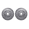 7002-47003 Drilled/Slotted Brake Rotors [Silver], 1978-1978 GM, Position: Front - image 1
