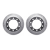 7002-48051 Drilled/Slotted Brake Rotors [Silver], 1976-2005 Multiple Makes/Models, Position: Rear, Front - image 1
