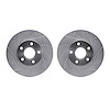 7002-54018 Drilled/Slotted Brake Rotors [Silver], 2012-2018 Multiple Makes/Models, Position: Front - image 1