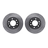 7002-54091 Drilled/Slotted Brake Rotors [Silver], 2009-2009 Ford/Lincoln/Mercury/Mazda, Position: Front - image 1