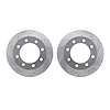 7002-54111 Drilled/Slotted Brake Rotors [Silver], 1999-1999 Ford/Lincoln/Mercury/Mazda, Position: Front - image 1