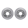 7002-54187 Drilled/Slotted Brake Rotors [Silver], 2004-2006 Ford/Lincoln/Mercury/Mazda, Position: Rear - image 1